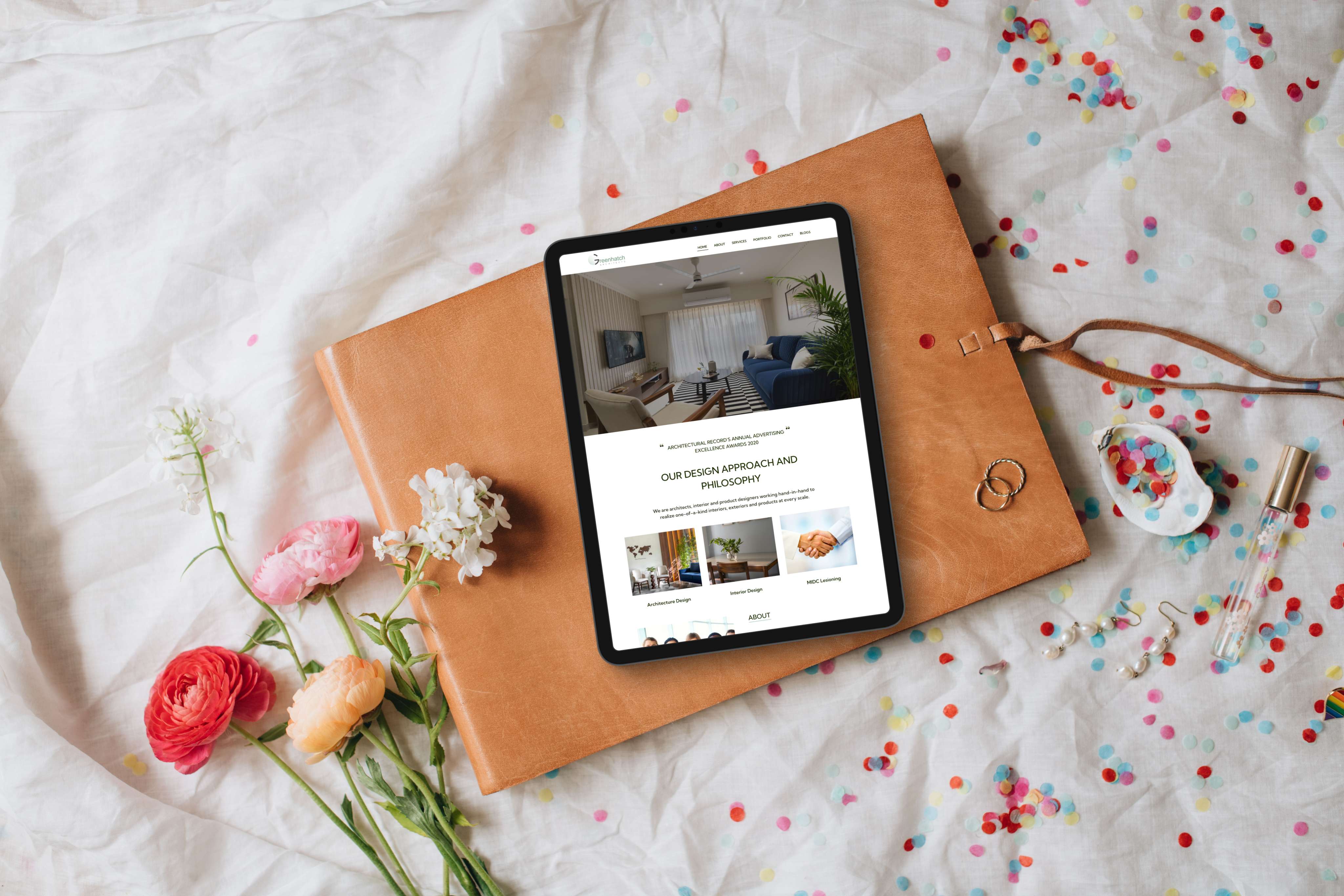 Custom Web Application Builds project mockup